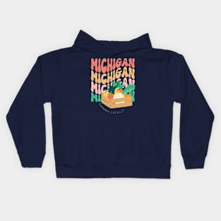 Garden Locally - Michigan Kids Hoodie